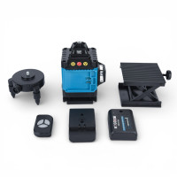 Професійний лазерний рівень 4D Instrumentop 16 ліній зелений 360, самовирівнювальний  точність і комфорт для будівництва та ремонту